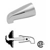 American Imaginations 5.38-in. x 2.75-in. Tub Spout Without Diverter In Chrome AI-34979